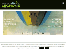 Tablet Screenshot of legnonetours.com